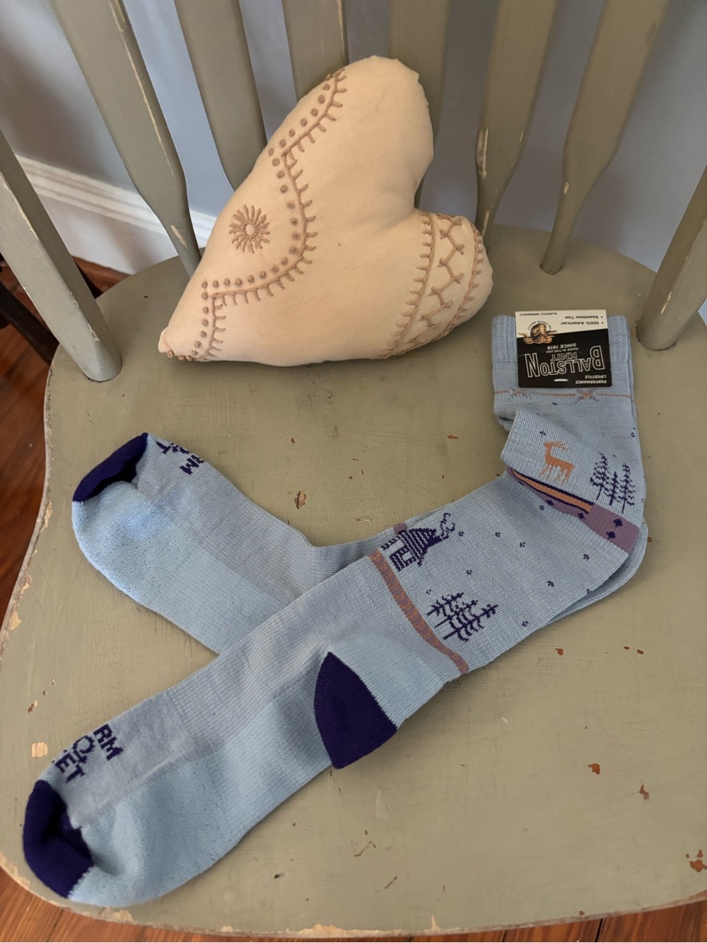 Farm to feet.  Woman’s knee socks BALLSTON